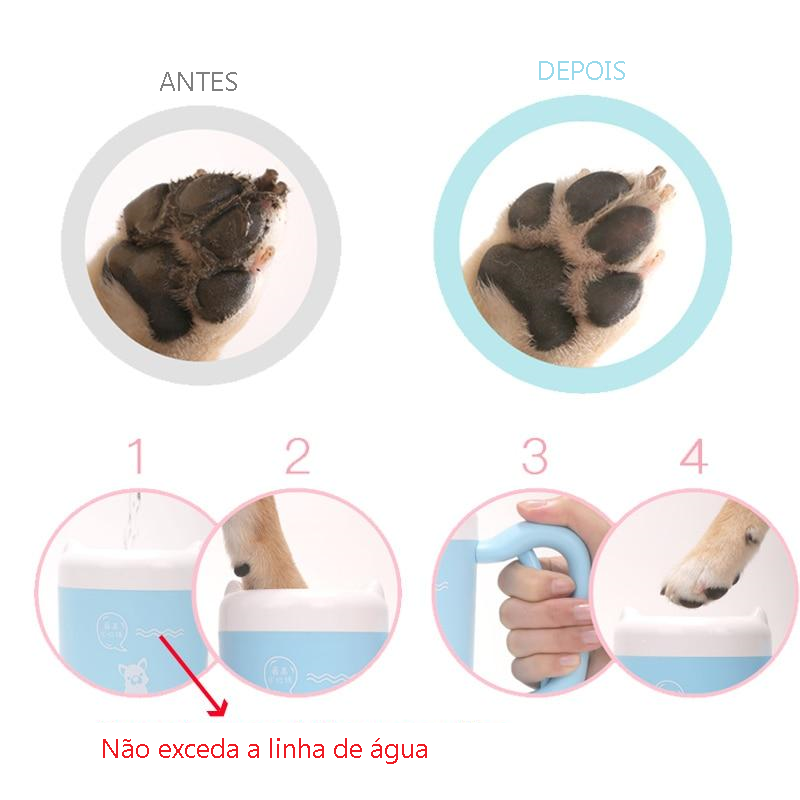 Copo Limpeza de Patas - Pet Premium™