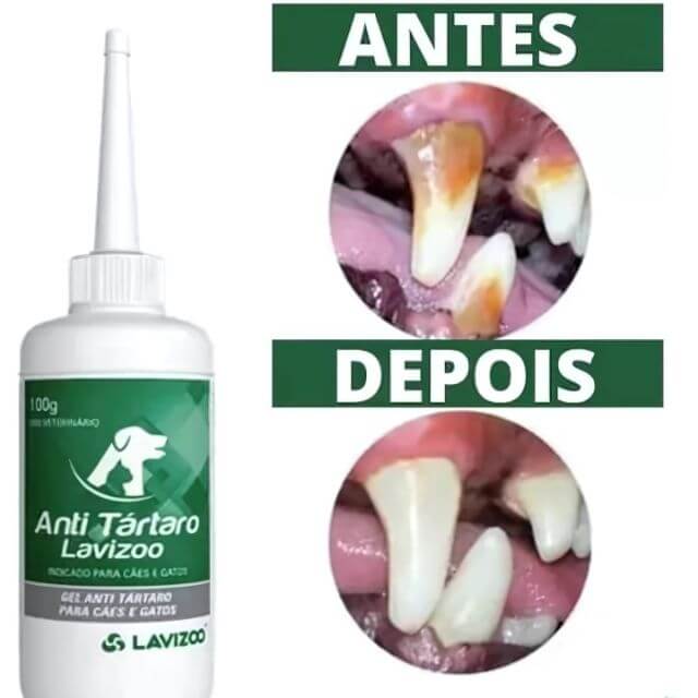 Gel Anti Tártaro Lavizoo + Dedeira – Higiene Bucal e Hálito Fresco para Pets | Pet Premium™