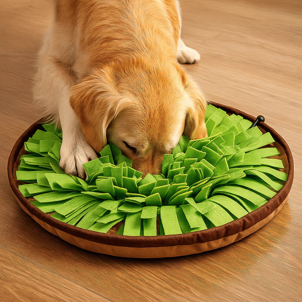 Tapete Olfativo Pet Bro – Snuffle Mat para Alimentação Lenta, Treino e Alívio do Estresse - Pet Bro