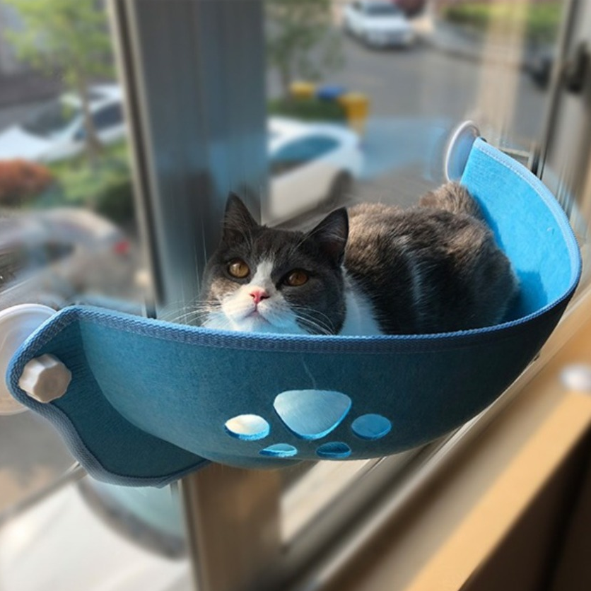 Cama Suspensa para Gato e Cachorro com Ventosa - Pet Premium™