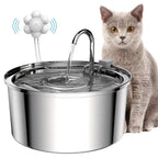 Bebedouro Inoxidável e Fonte com Filtro Tripla Ação 3,2L - Pet Premium™