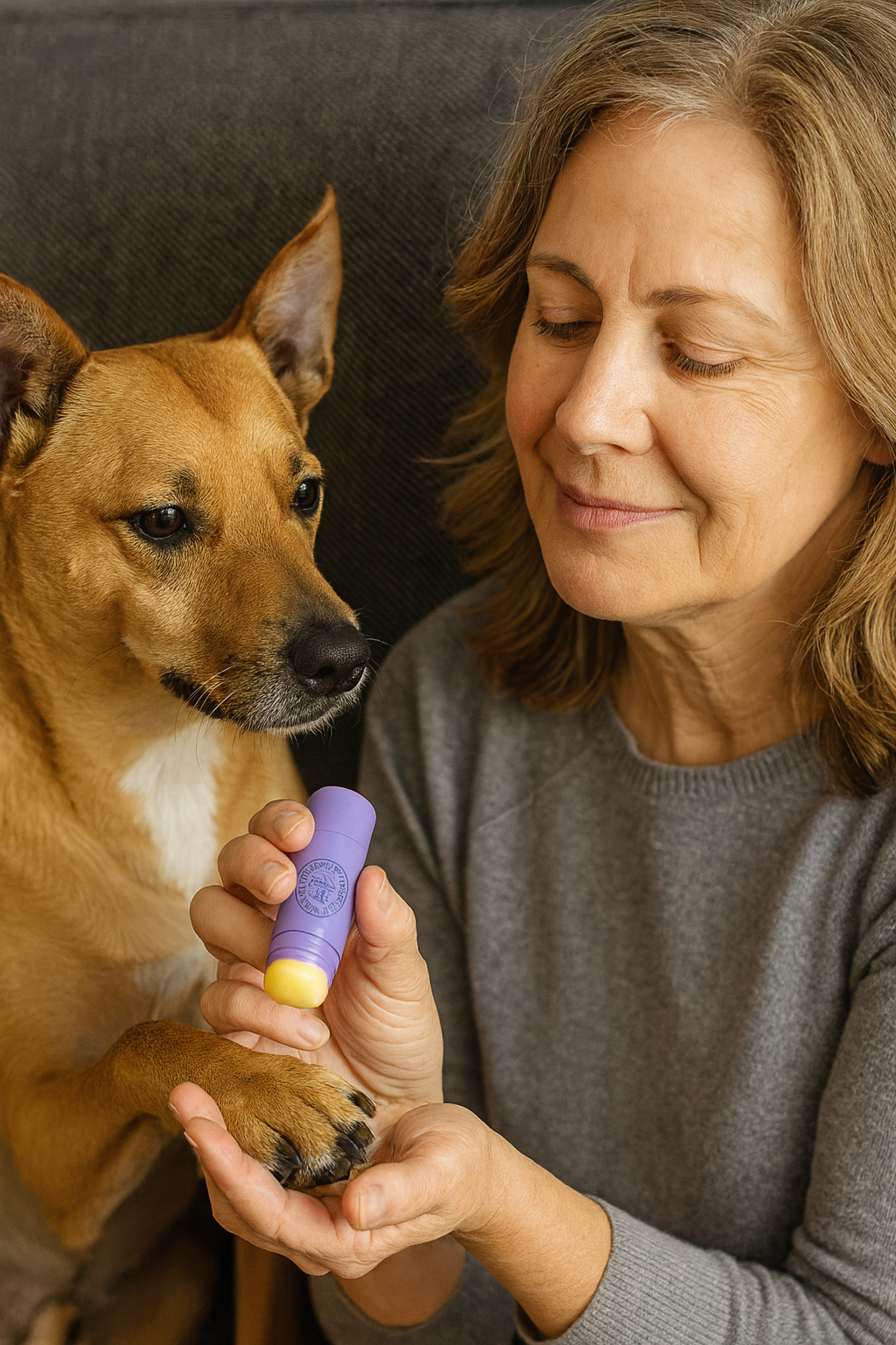 Bálsamo Calmante e Hidratante para Patas Rachadas – Pet Premium™