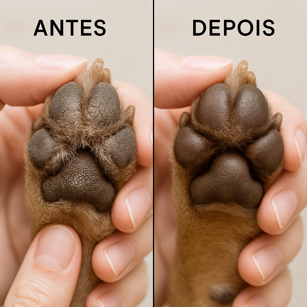 Bálsamo Calmante e Hidratante para Patas Rachadas – Pet Premium™