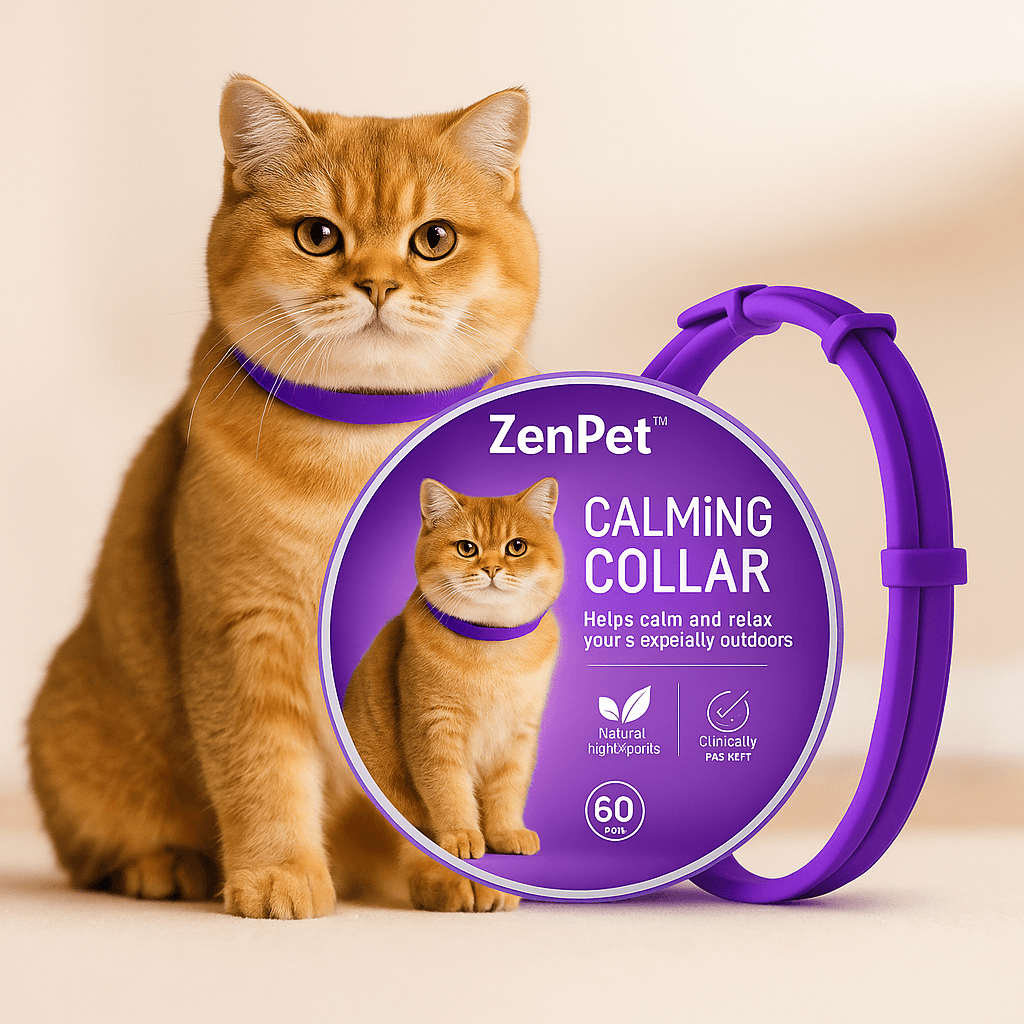 Coleira Calmante Pet Premium™  – Para Ansiedade e Estresse em Cães e Gatos