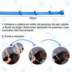 Coleira Anti Pulgas, Carrapatos e Mosquitos 100% Natural – Proteção até 8 Meses | Pet Premium™