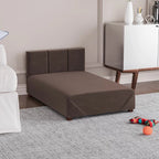 Cama Box Comfort | Firme com Estrutura de Madeira para Cachorro e Gato - Pet Premium™