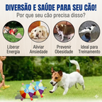 Frisbee de Pelúcia Sensorial | Brinquedo Antiestresse para Cães - Pet Premium™