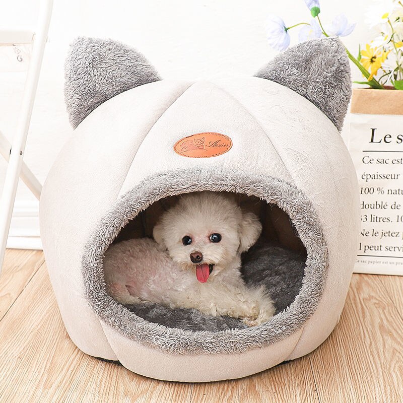 Cama Toca Anti Ansiedade para Cachorro e Gato Macia - Pet Premium™