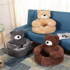 Cama Urso | Anti Ansiedade para Cachorro e Gato - Pet Premium™