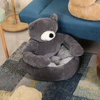 Cama Urso | Anti Ansiedade para Cachorro e Gato - Pet Premium™