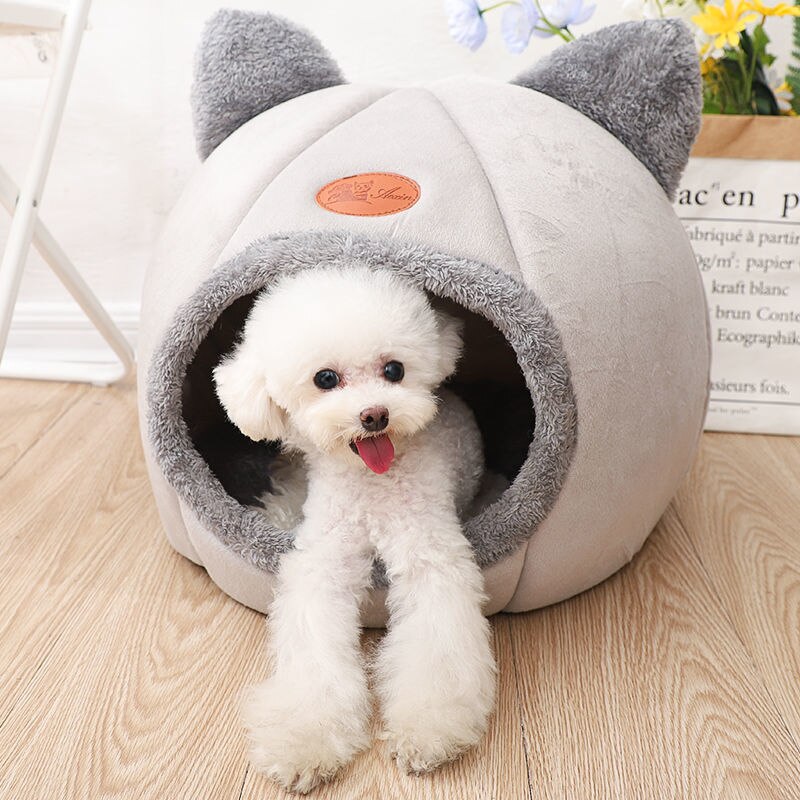 Cama Toca Anti Ansiedade para Cachorro e Gato Macia - Pet Premium™