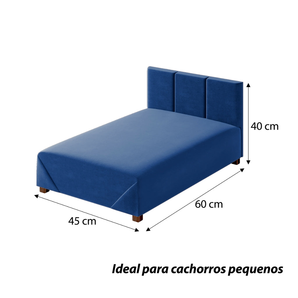 Cama Box Comfort | Firme com Estrutura de Madeira para Cachorro e Gato - Pet Premium™