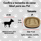 Cama Macia Lavável para Cachorro e Gato Modelo Europa - Pet Premium™