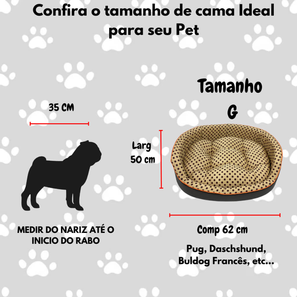 Cama Macia Lavável para Cachorro e Gato Modelo Europa - Pet Premium™
