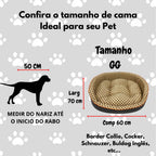 Cama Macia Lavável para Cachorro e Gato Modelo Europa - Pet Premium™