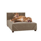 Cama Box Comfort | Firme com Estrutura de Madeira para Cachorro e Gato - Pet Premium™