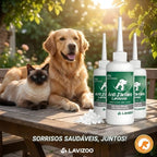 Gel Anti Tártaro Lavizoo + Dedeira – Higiene Bucal e Hálito Fresco para Pets | Pet Premium™