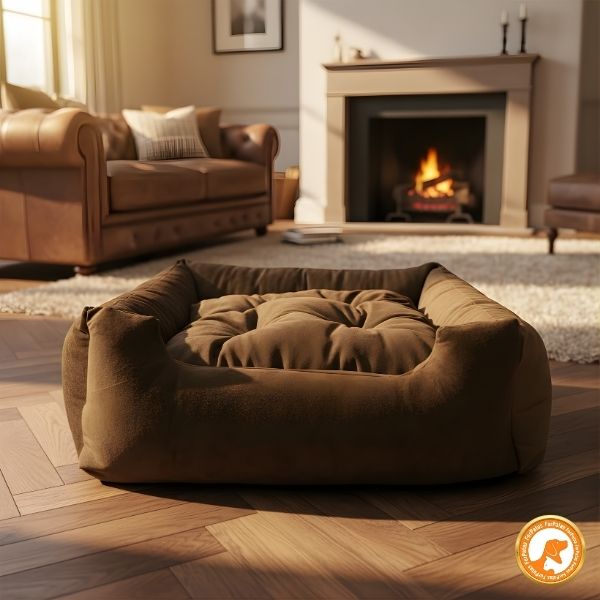 Cama Antialérgica com Zíper Removível para Cachorro e Gato - Pet Premium™