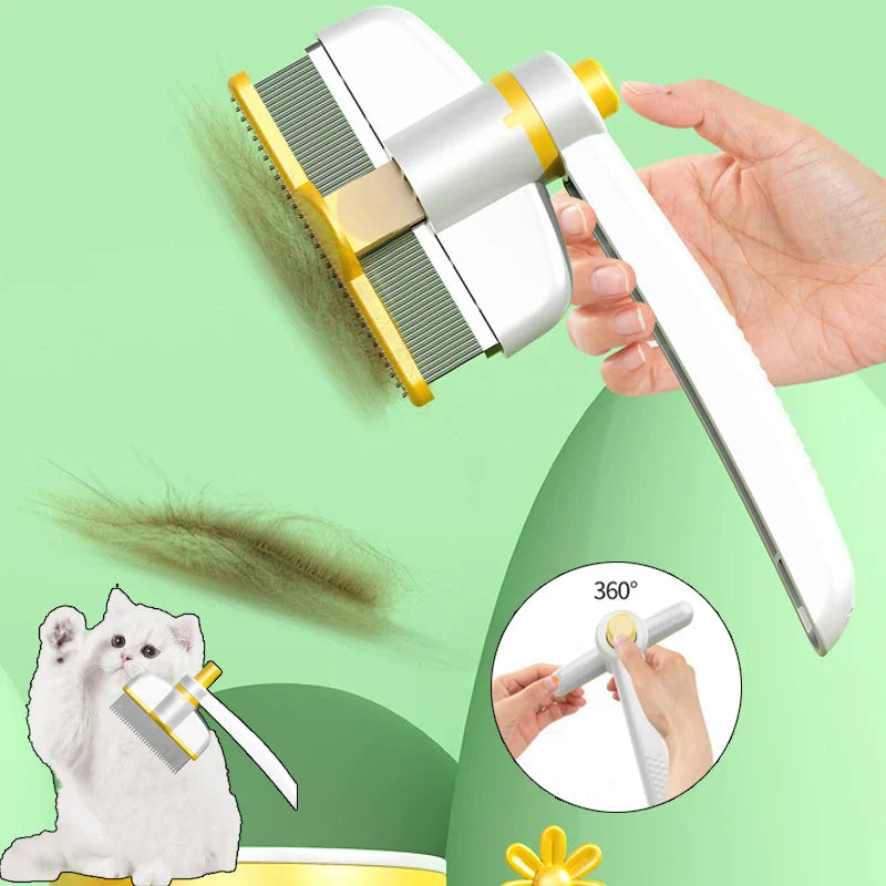 Pente Removedor de Pelos Autolimpante - Pet Premium™