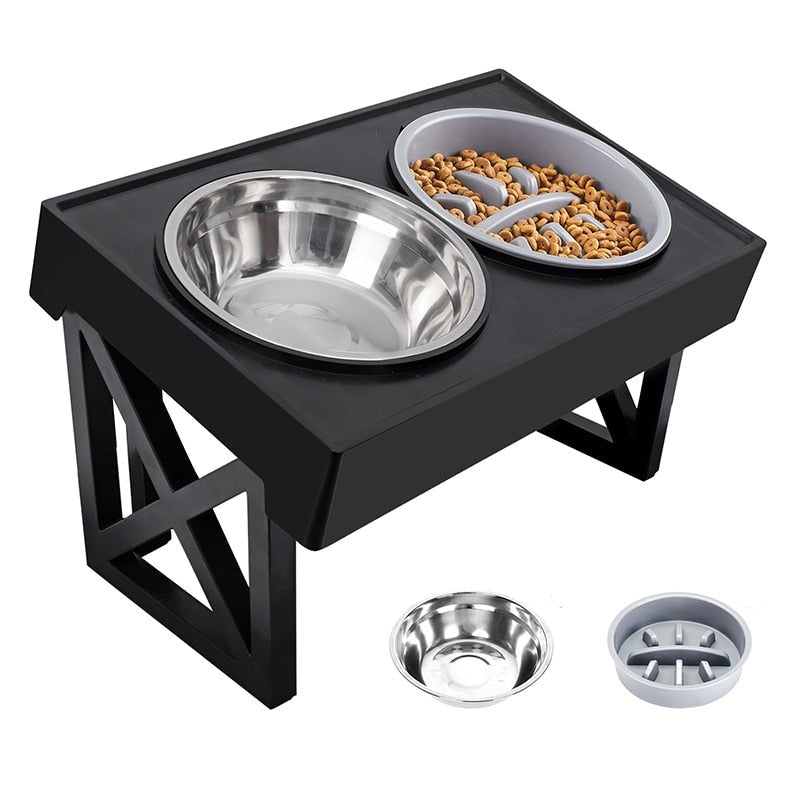 Tigela Elevada com Ajuste de Altura - Pet Premium™
