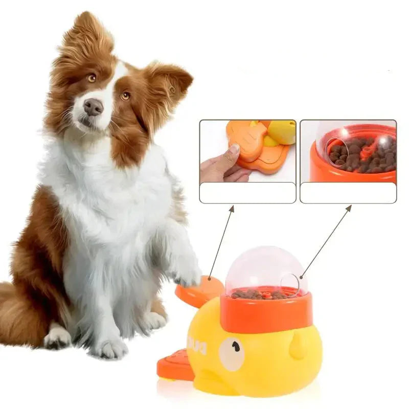 Dispensador Interativo de Comida para Pets – Alívio da Ansiedade | Pet Premium™