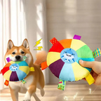 Frisbee de Pelúcia Sensorial | Brinquedo Antiestresse para Cães - Pet Premium™