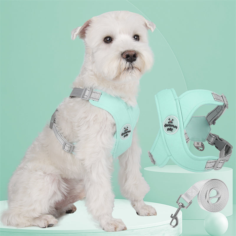 Kit Coleira Peitoral & Guia - Pet Premium™