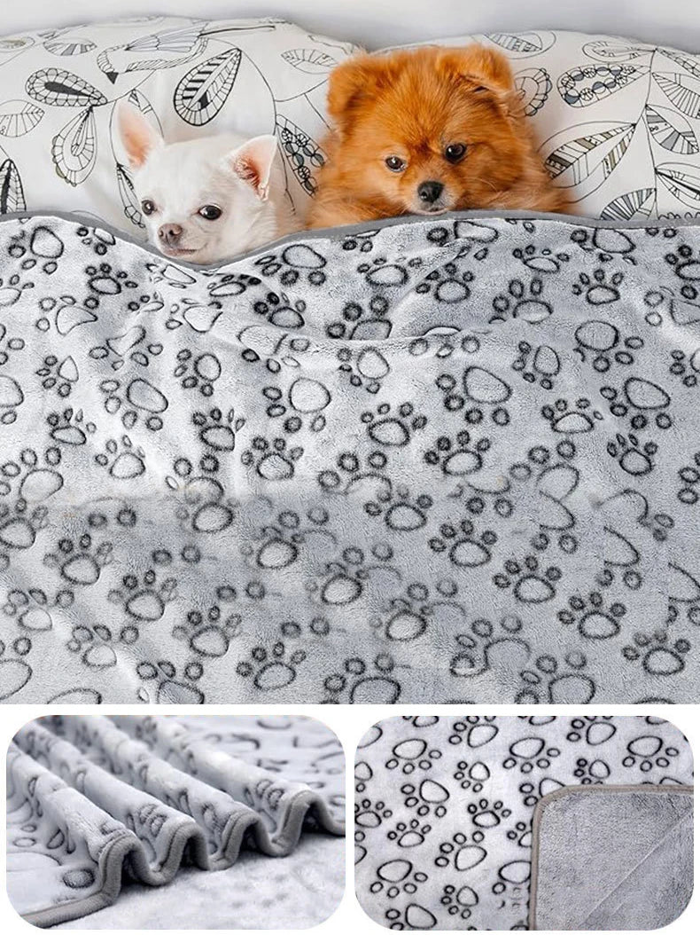 Cobertor Pet Macio Cartoon Cães e Gatos - Pet Premium™