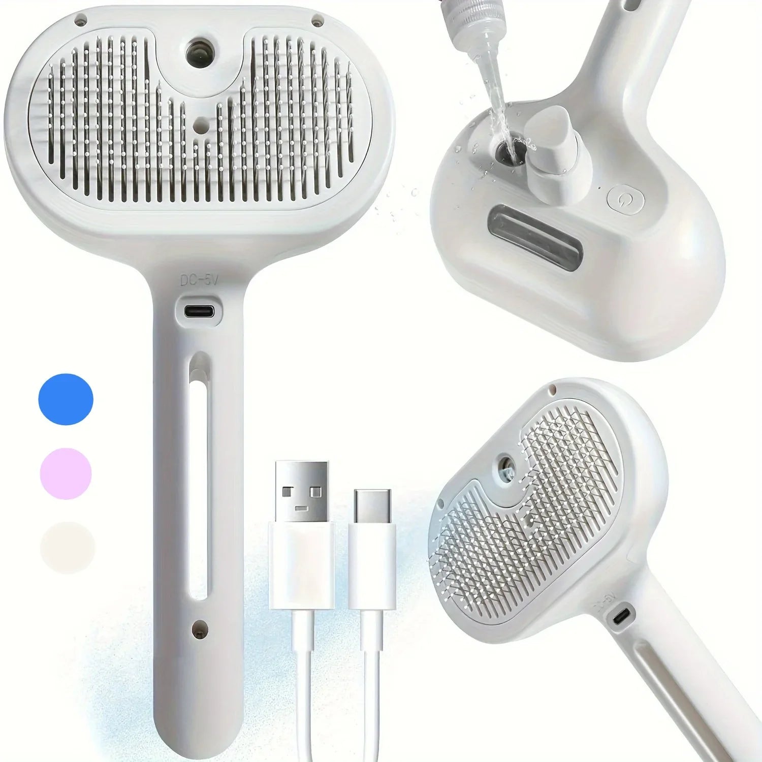 Escova Autolimpante 3 em 1 - Pet Premium™