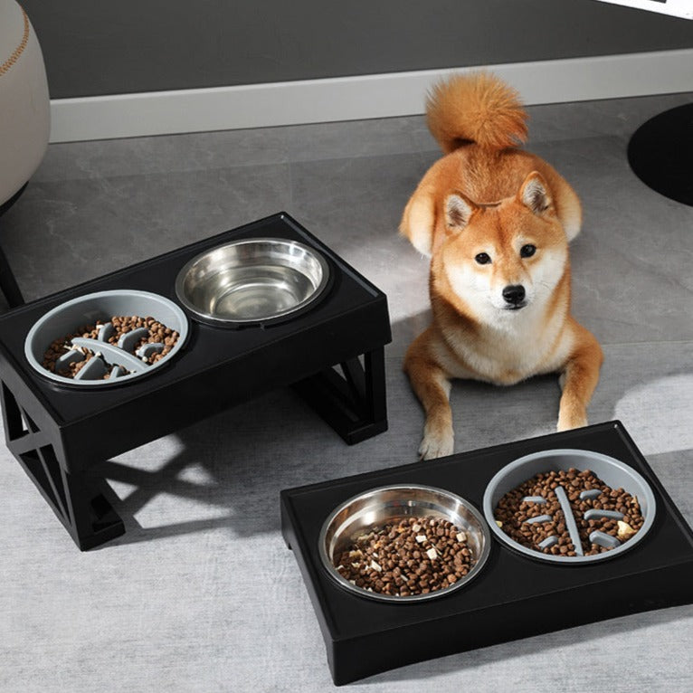 Tigela Elevada com Ajuste de Altura - Pet Premium™