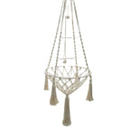 Cama Suspensa Artesanal para Gatos Estilo Rede – Pet Premium™ | Conforto Natural e Descanso Elevado