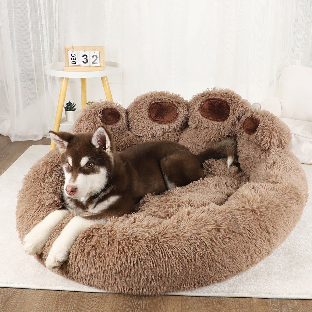 Cama Anti-Ansiedade Formato Pata para Cachorro e Gato - Pet Premium™
