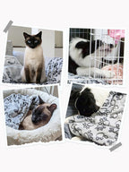 Cobertor Pet Macio Cartoon Cães e Gatos - Pet Premium™