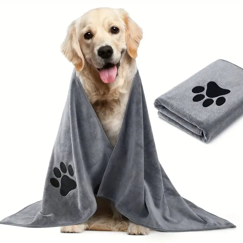 Toalha Pet Ultra-absorvente e Macia - Pet Premium™