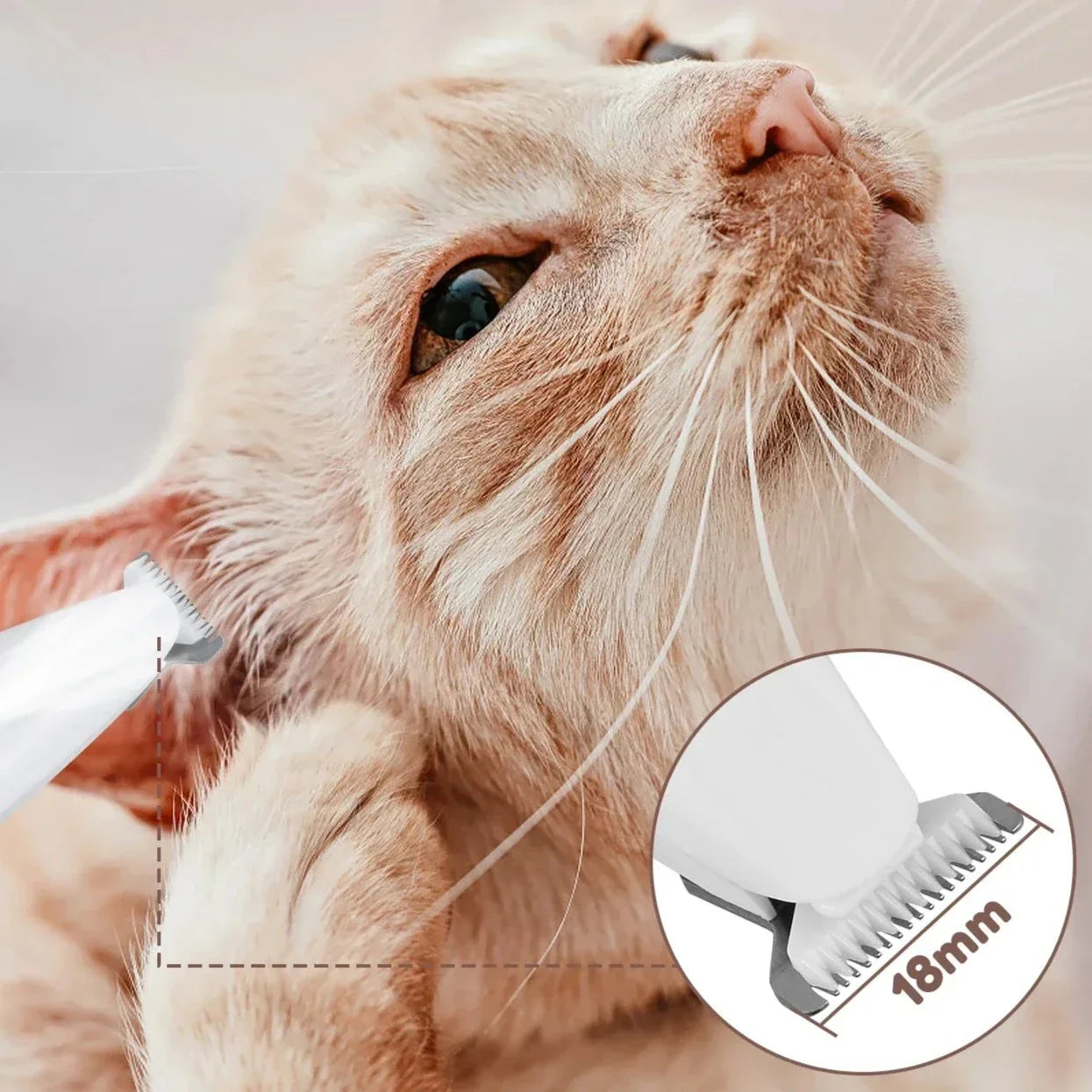 Aparador de Pelos Elétrico Pet Click - Pet Premium™
