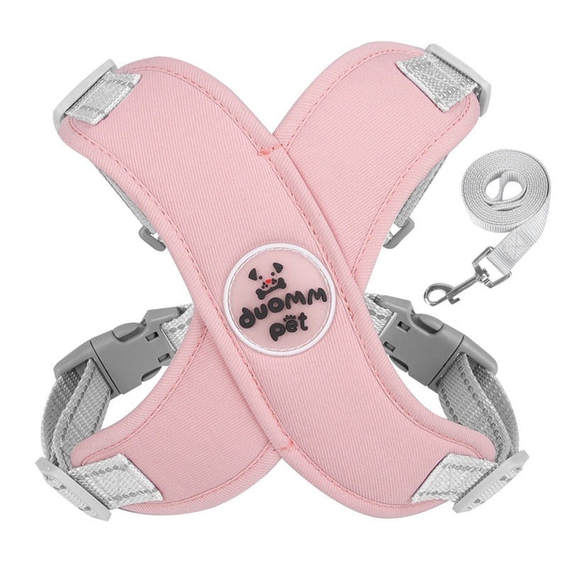 Kit Coleira Peitoral & Guia - Pet Premium™