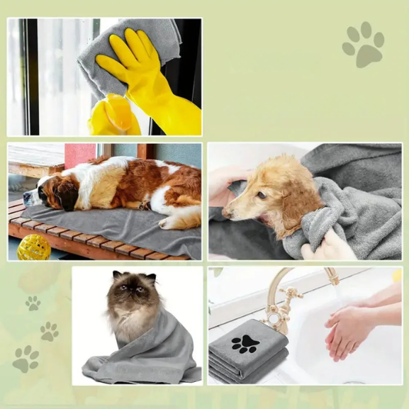 Toalha Pet Ultra-absorvente e Macia - Pet Premium™