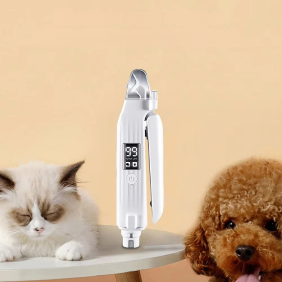 Cortador de Unha e Lixador Elétrico LED - Pet Premium™