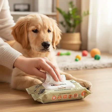 Lenço Umedecido para Cães e Gatos