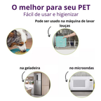Tapete Comedouro De Lamber Para Cães Gatos Com Ventosa Pet