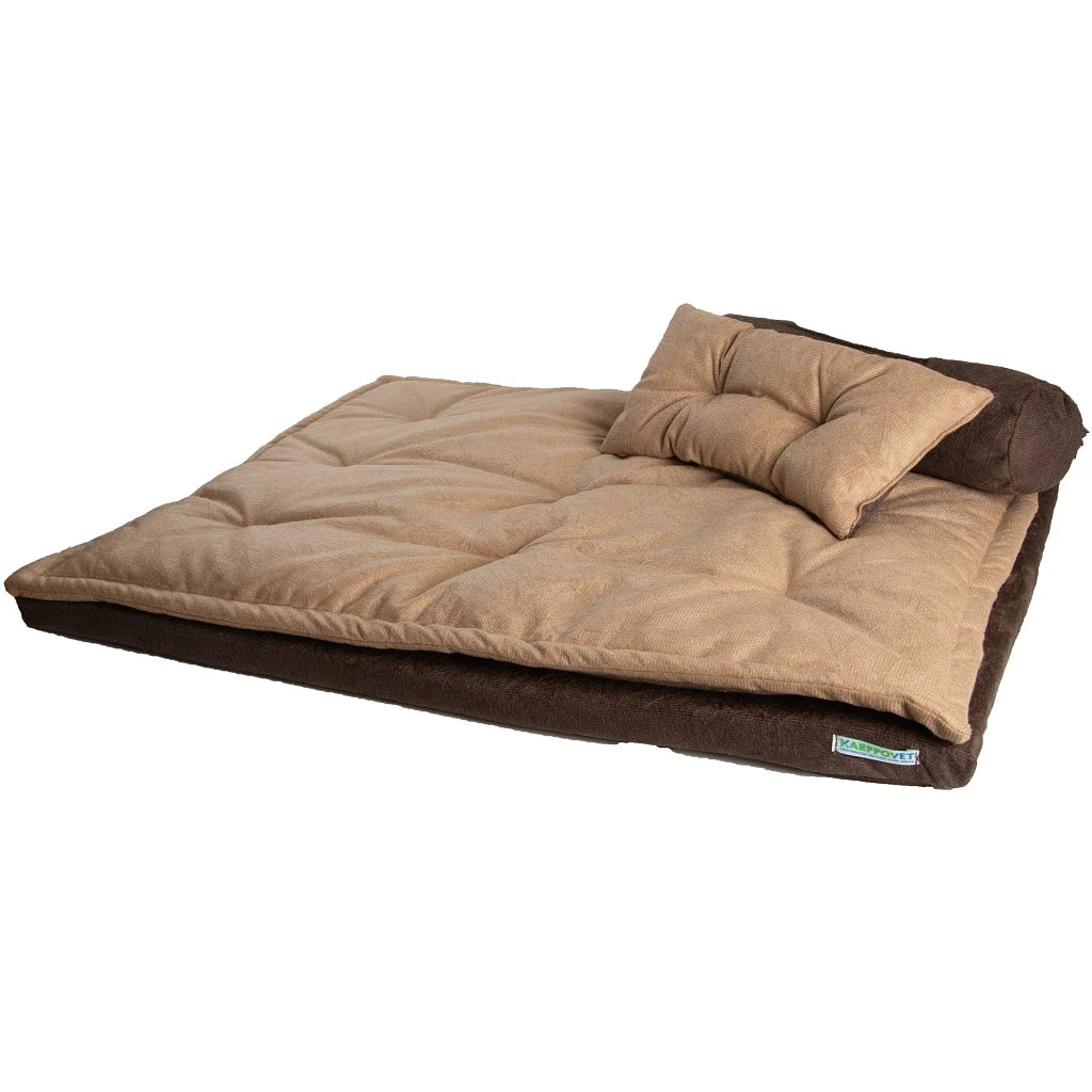 Cama Colchonete Ortopédica com Travesseiros - Pet Premium™