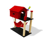 Arranhador para Gatos com Casinha e Playground Completo – Pet Premium™