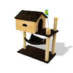 Arranhador para Gatos com Casinha e Playground Completo – Pet Premium™