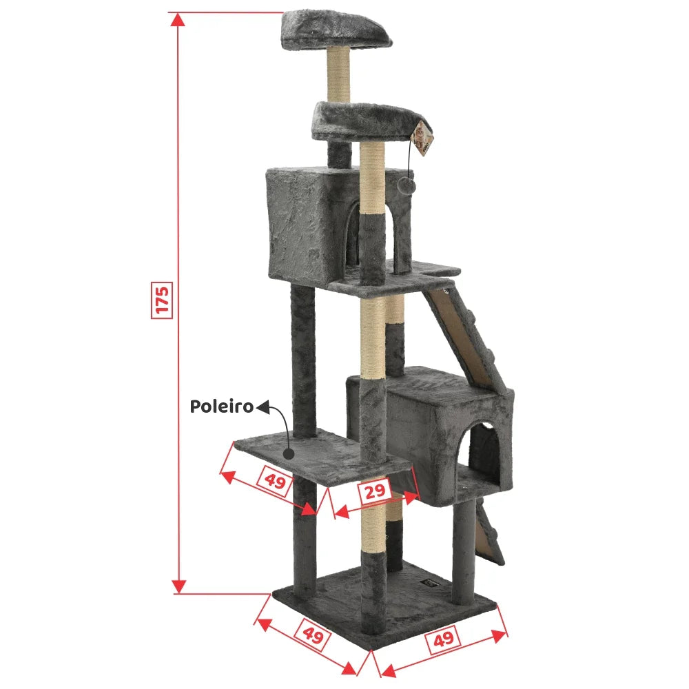 Arranhador Torre Multinível Luxuoso - Pet Premium™