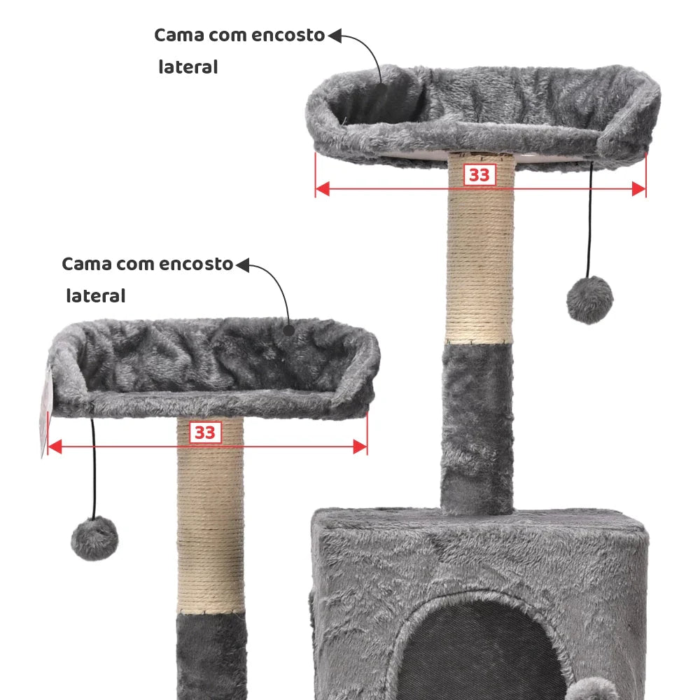 Arranhador Torre Multinível Luxuoso - Pet Premium™