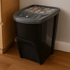 Porta Ração Empilhável até 17kg com Tampa 34L para Cachorro e Gato – Pet Premium™ | Organização e Conservação
