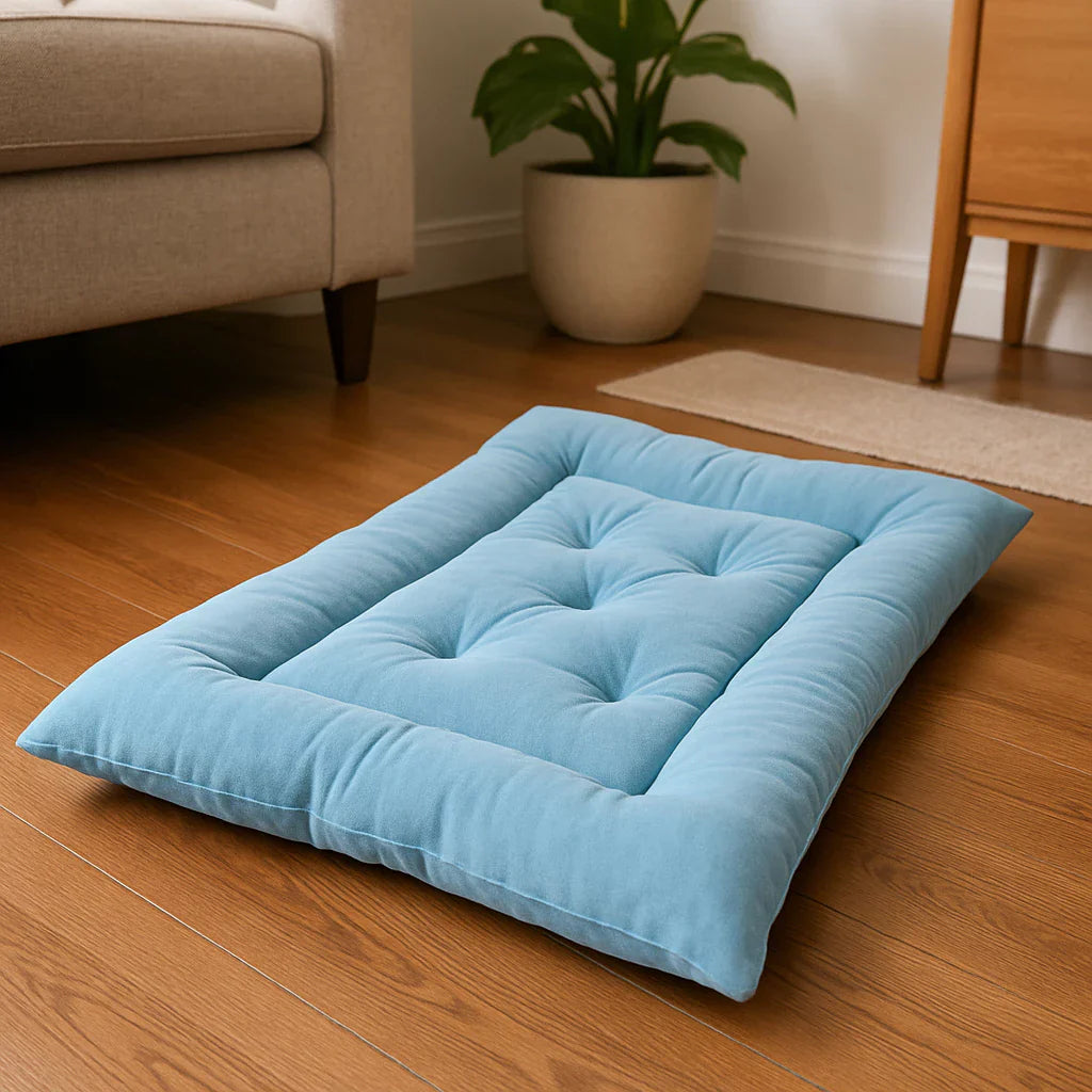 Colchão Pet Luxo com Capitonê Pet Premium™ – Conforto Macio e Sofisticação em Várias Cores