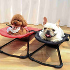 Cama Balanço em Tela Preta para Cães e Gatos Pequenos e Médios – Pet Premium™ | Conforto Suspenso e Relaxamento Diário