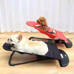 Cama Balanço em Tela Preta para Cães e Gatos Pequenos e Médios – Pet Premium™ | Conforto Suspenso e Relaxamento Diário