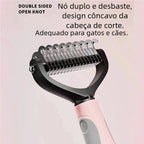 Desembolador de Pelos Longos para Cães e Gatos - Pet Premium™